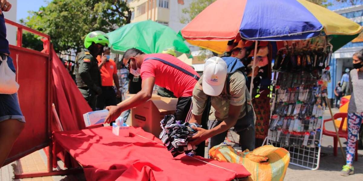 Intervención de las autoridades en el Distrito.