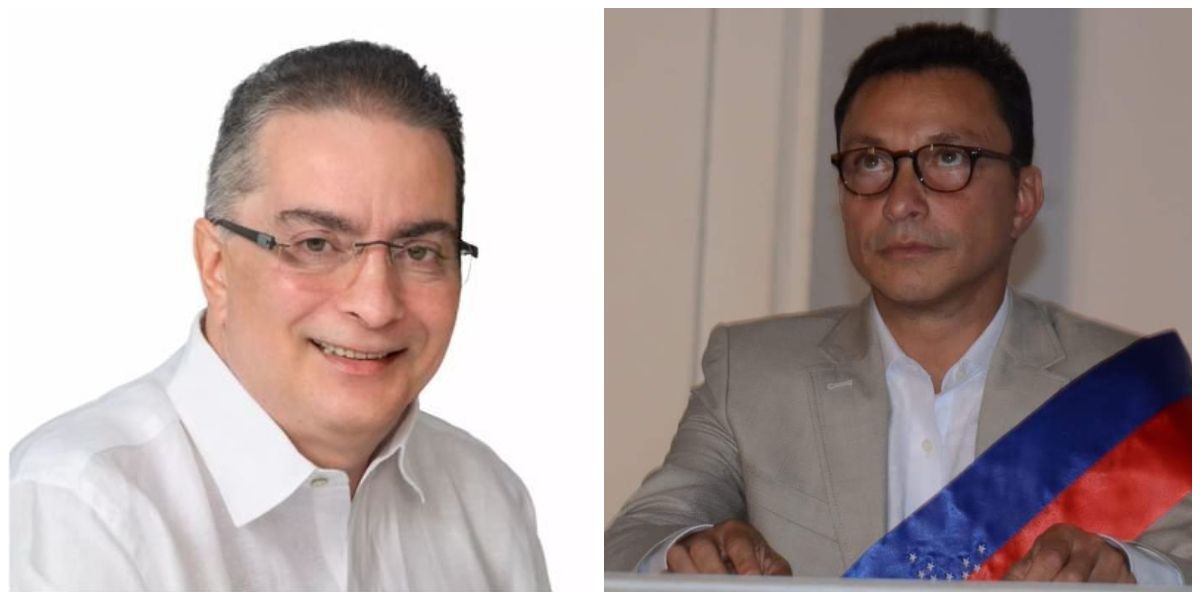 Seguimiento.co Hernando Guido (izq) criticó al gobernador Carlos Caicedo, lo que originó la respuesta.