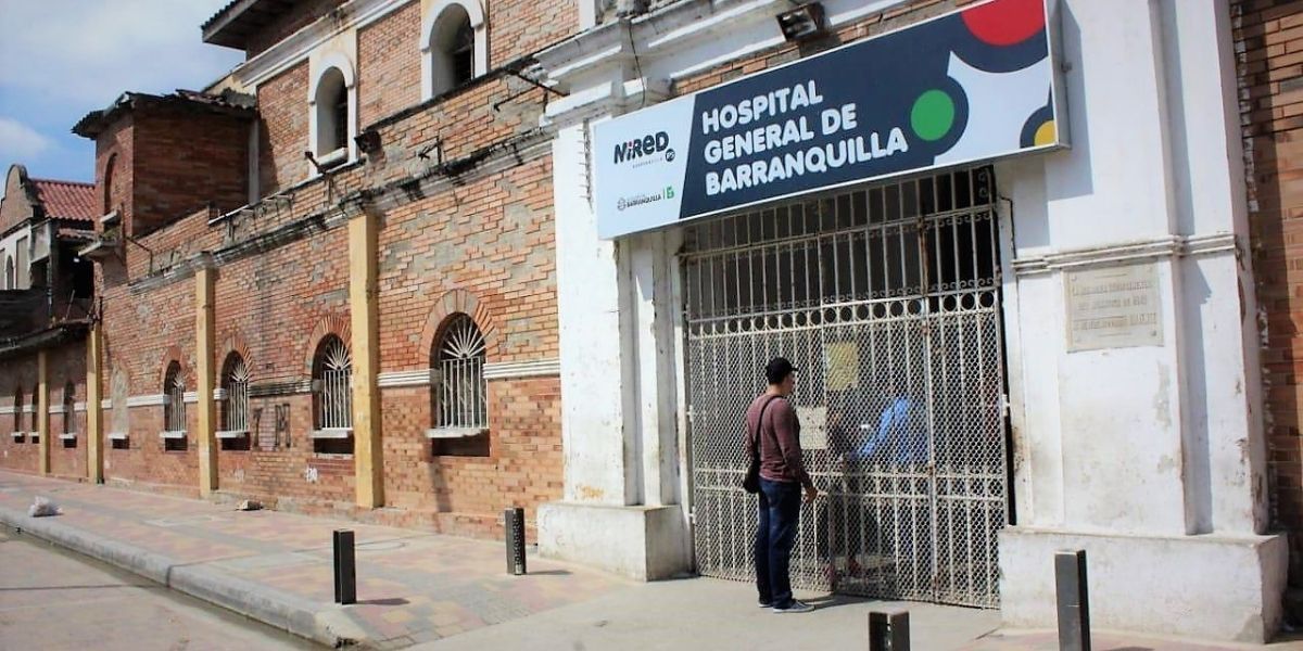 La menor víctima fue atendida en el Hospital General de Barranquilla.