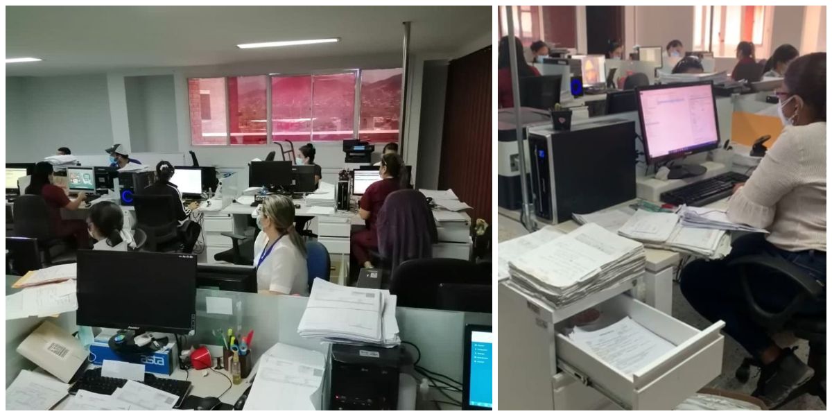 Seguimiento.co El área de facturación del Hospital Julio Méndez Barreneche queda en el noveno piso.