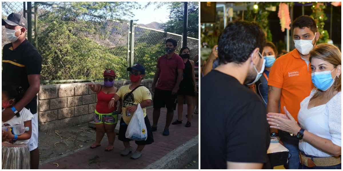 Se reporta tranquilidad en el acceso a playas este sábado.