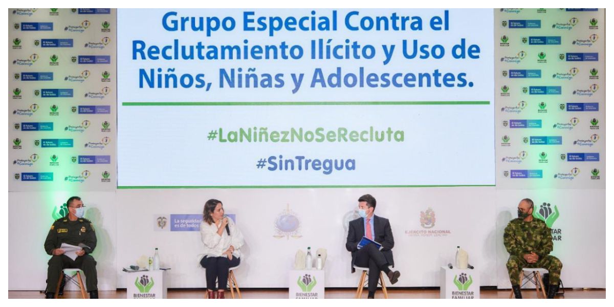 Arranca megaoperativo contra el reclutamiento ilegal y la utilización de niños y jóvenes.