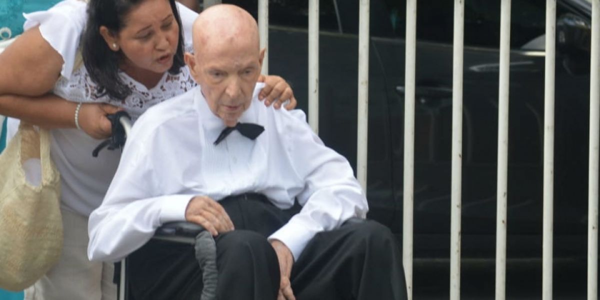 Luis Aurelio Vives, durante el matrimonio de Carlos Vives y Claudia Elena Vásquez