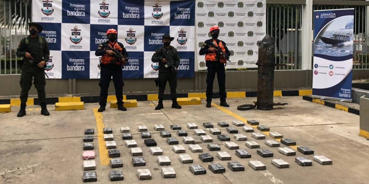 Armada Cocaína incautada.