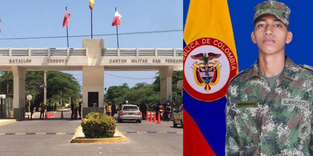 Seguimiento El joven Juan Rodríguez fue impactado en el batallón José María Córdova.