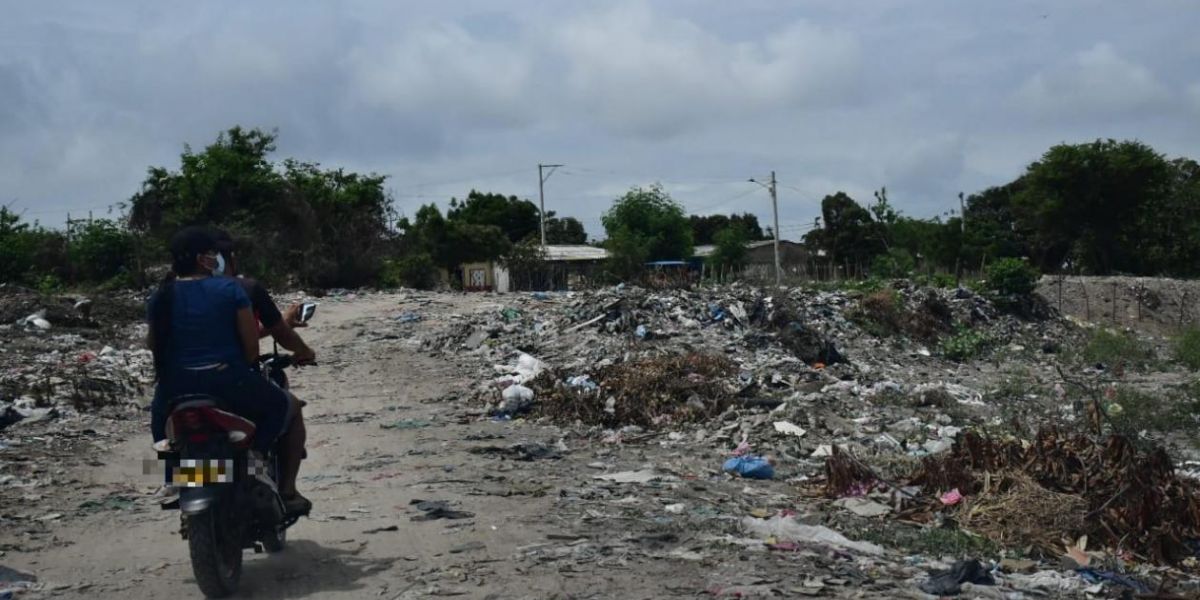 Zona Cero Trocha en Malambo donde fue hallado el cadáver.