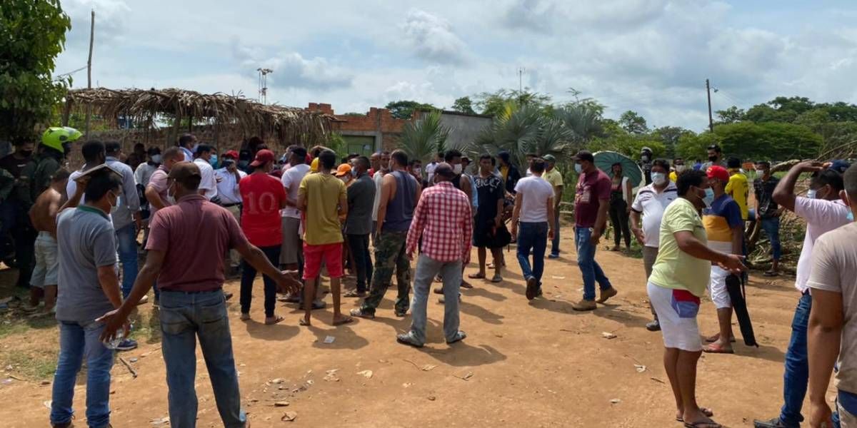 Protestas por el servicio de luz en Guamal.