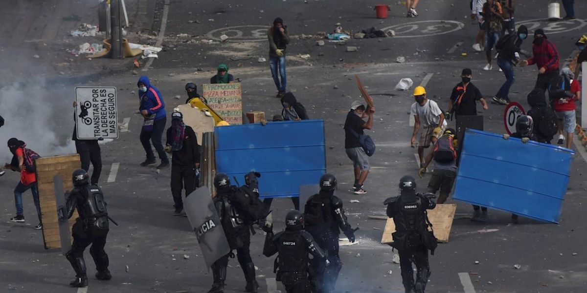 Disturbios en el país - referencia.