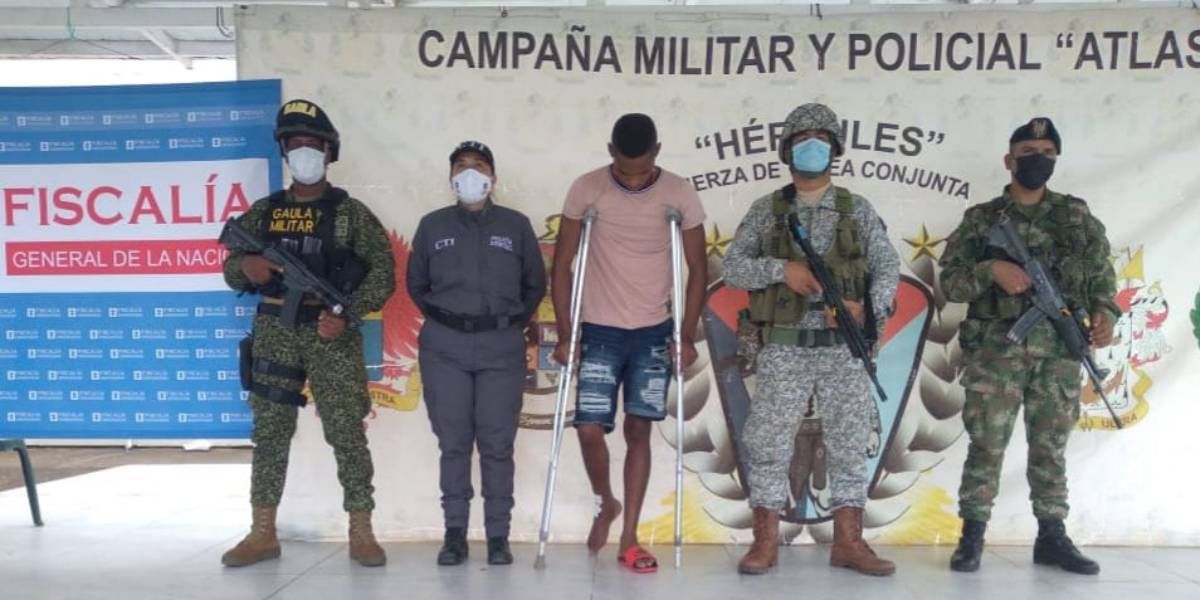 Fiscalía Wusintong Bolaños Quiñones, alias ‘El Mono’.