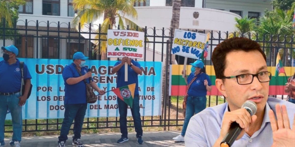 Protesta de rectores