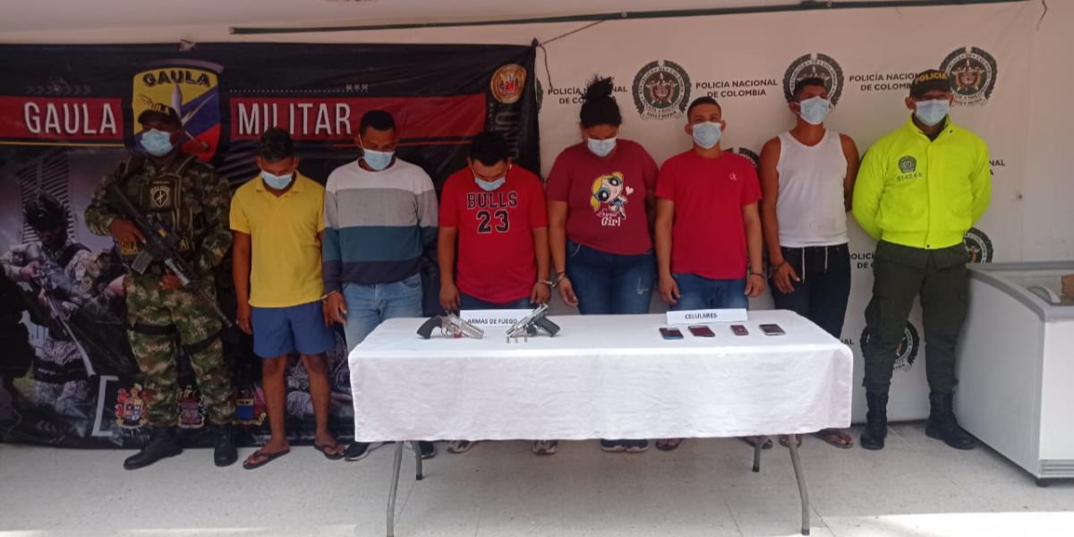 Fue desarticulado el Grupo Delincuencial Común Organizado ‘Los Chimila’.