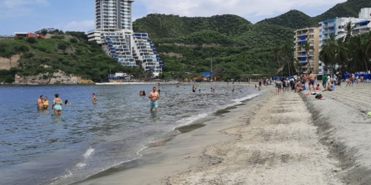 Playa de El Rodadero.