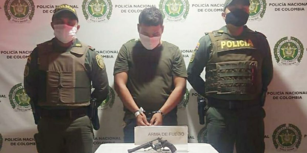 Policía Metropolitana de Santa Marta Elkin Verdugo Blanco.