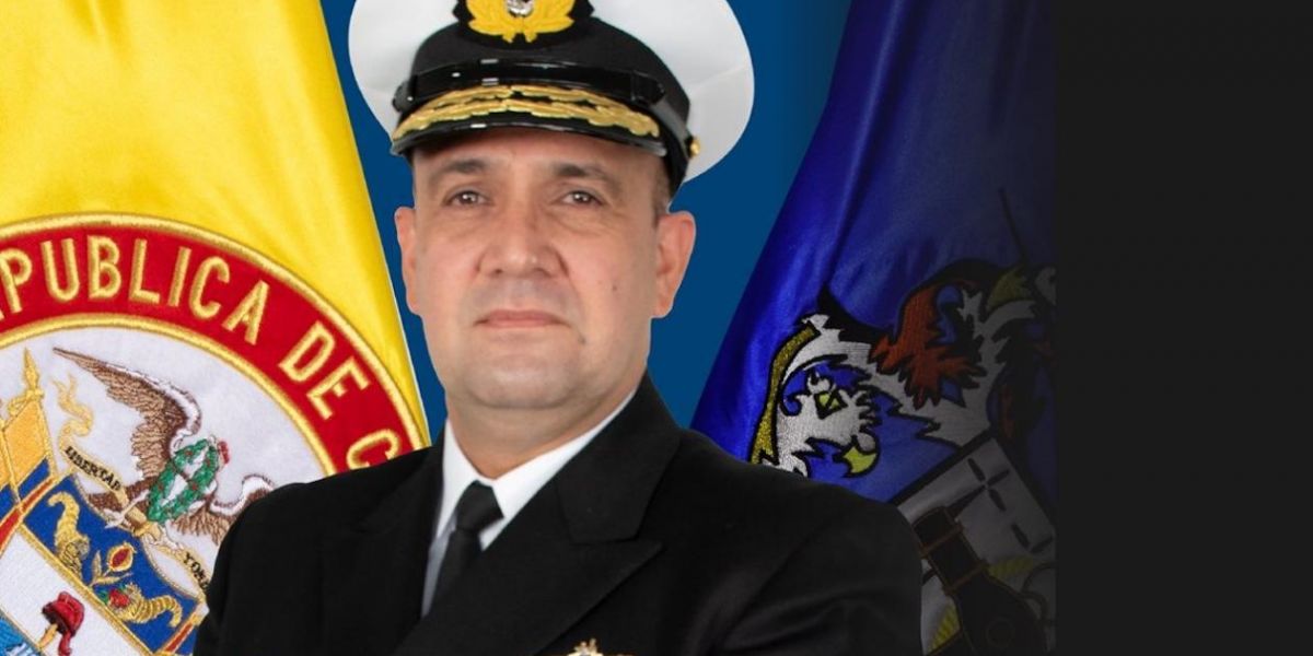 Armada El contralmirante José David Espitia Jiménez.