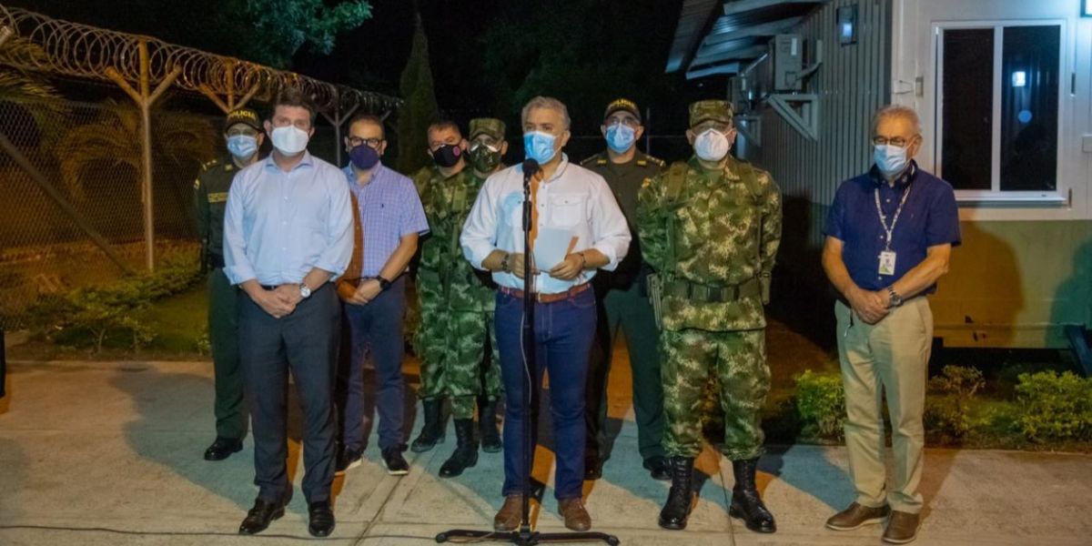 Presidencia El Jefe de Estado anunció la recompensa durante su visita a Cúcuta.