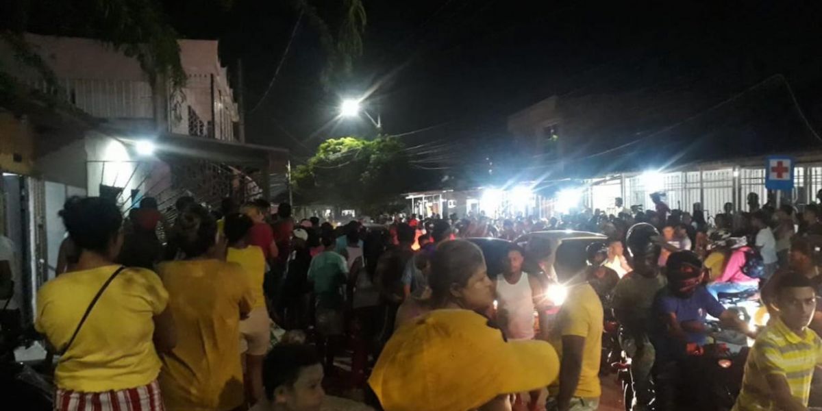 Conmoción en el barrio Sourdis de Barranquilla, por los hechos ocurridos en la noche del martes.