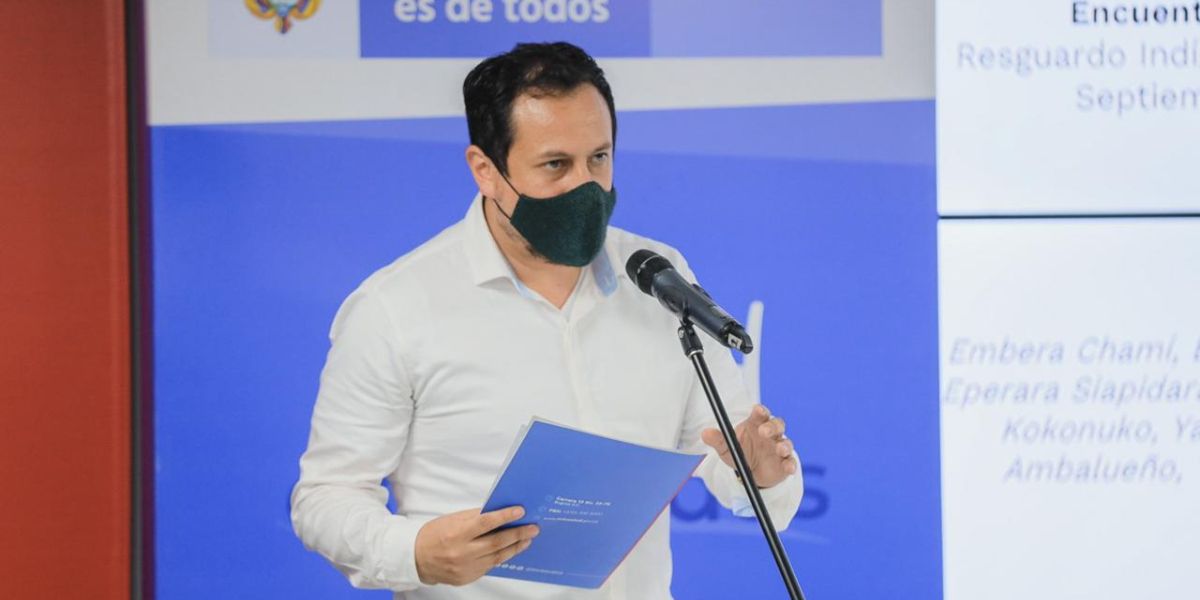 El director de Epidemiología y Demografía del Ministerio de Salud y Protección Social, Julián Fernández.