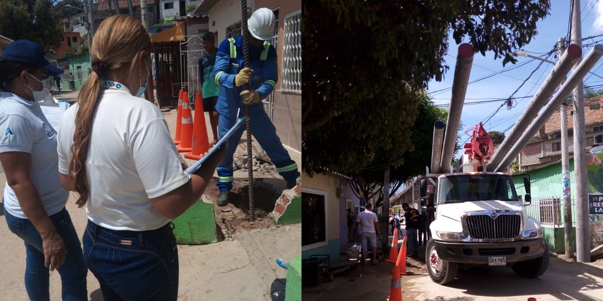 Air-e Esta importante inversión se encuentra en la fase inicial de obras civiles.