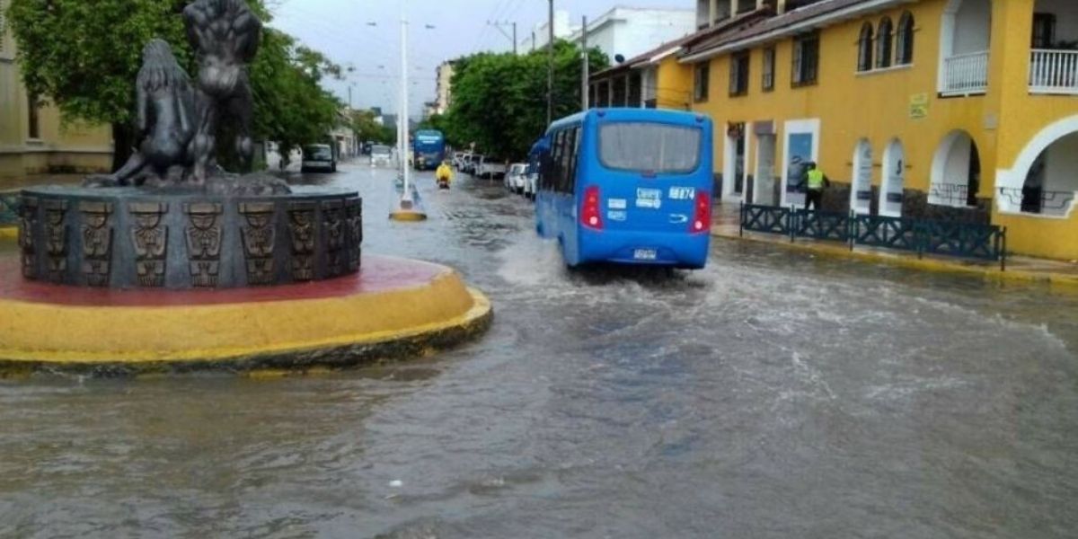 Seguimiento Lluvias en Santa Marta.