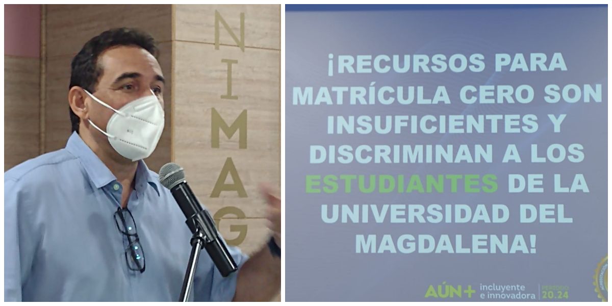 Seguimiento.co Jaime Noguera, vicerrector administrativo de la Universidad, explicó por qué la Gobernación discrimina a los estudiantes con la gratuidad.