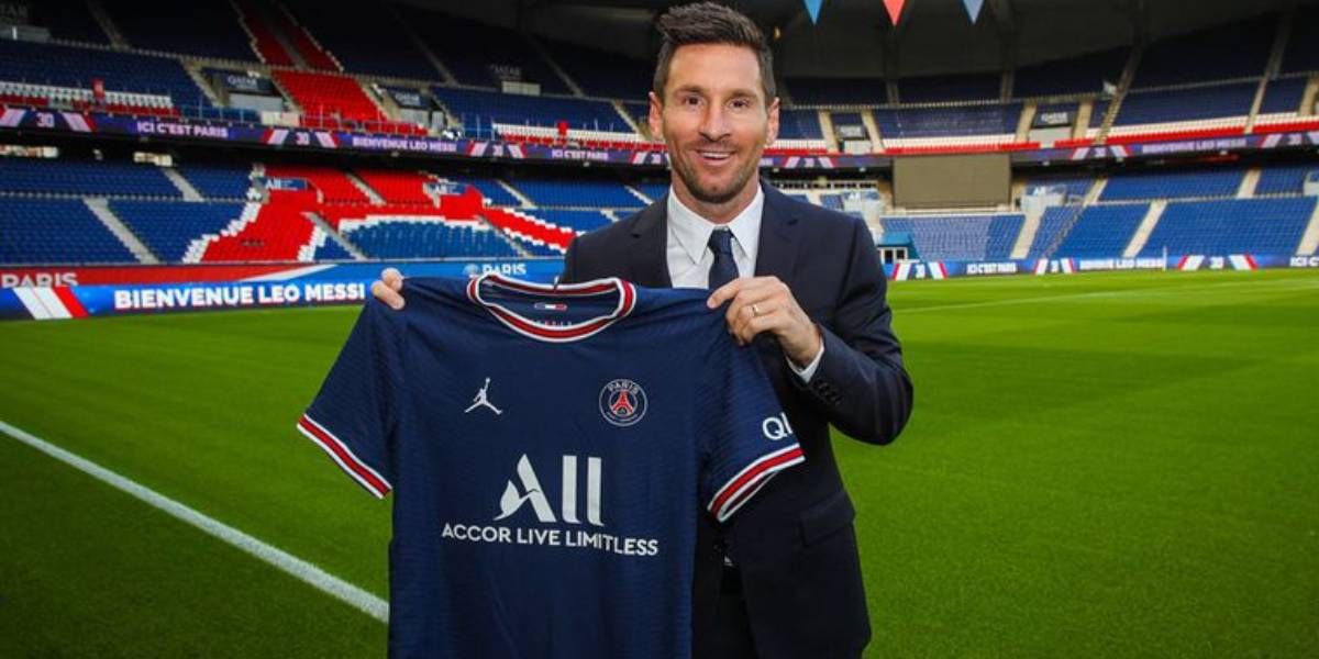 Lionel Messi presentado por el PSG.