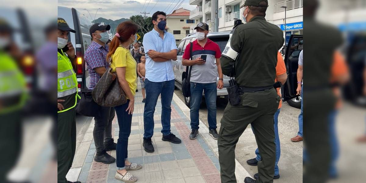 Cortesía La Policía acudió al lugar pero ya el atraco se había perpetrado.