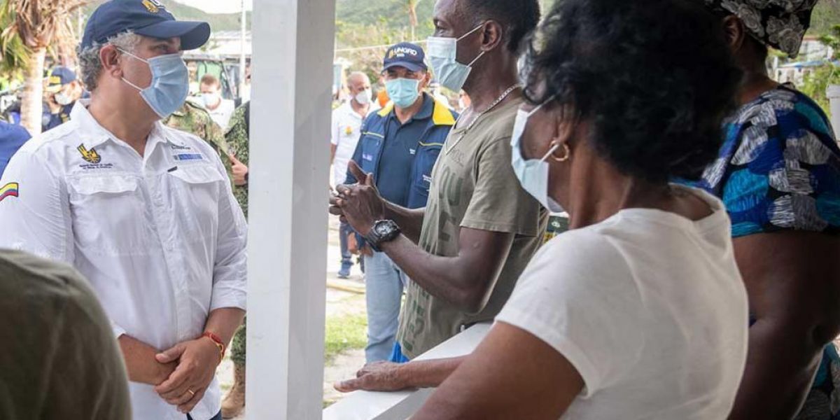 Iván Duque en Providencia.