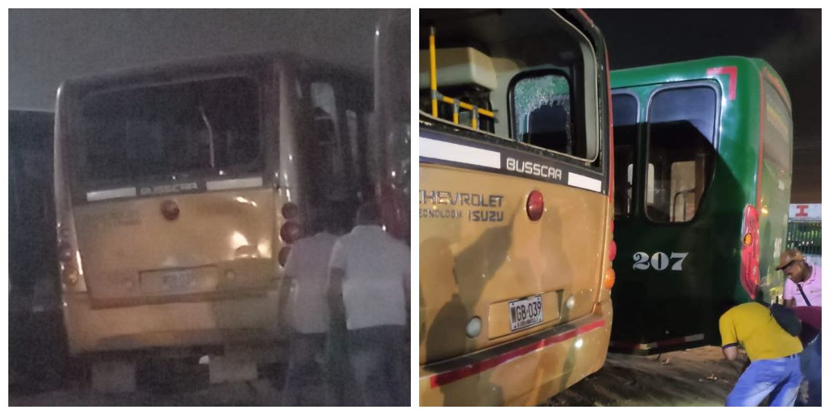 En la noche de este sábado fue el atentado con granada en buses de Barranquilla.