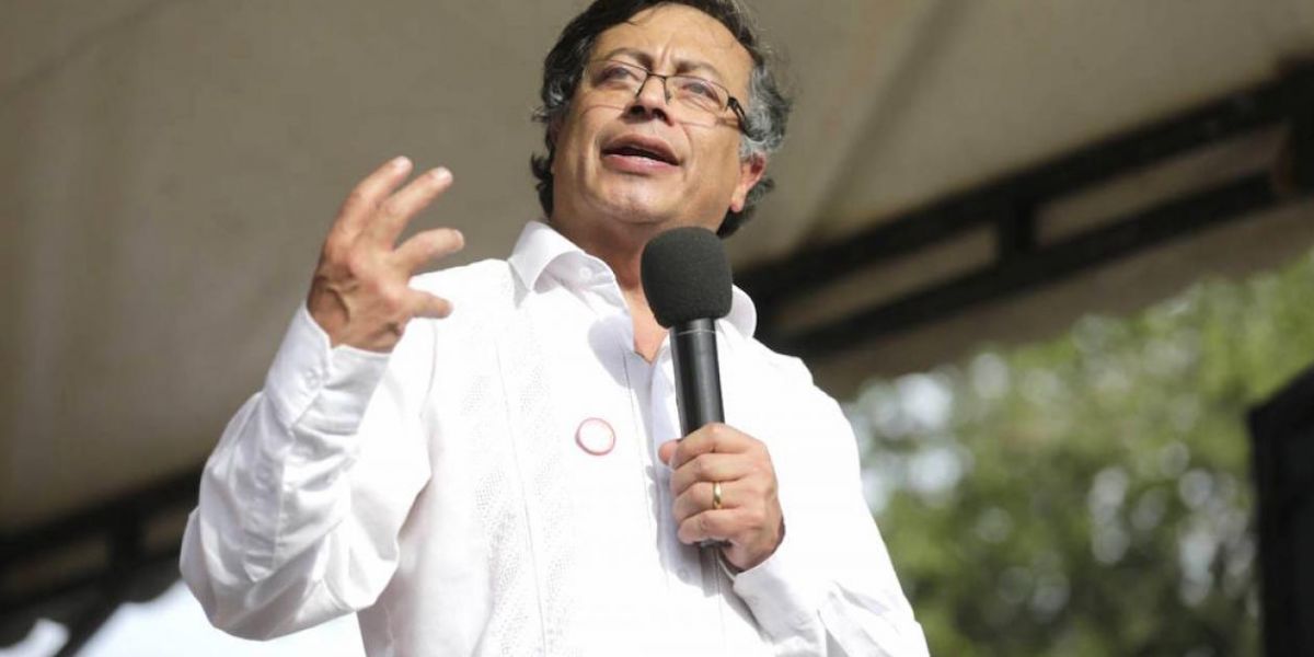 Gustavo Petro, líder de Colombia Humana.