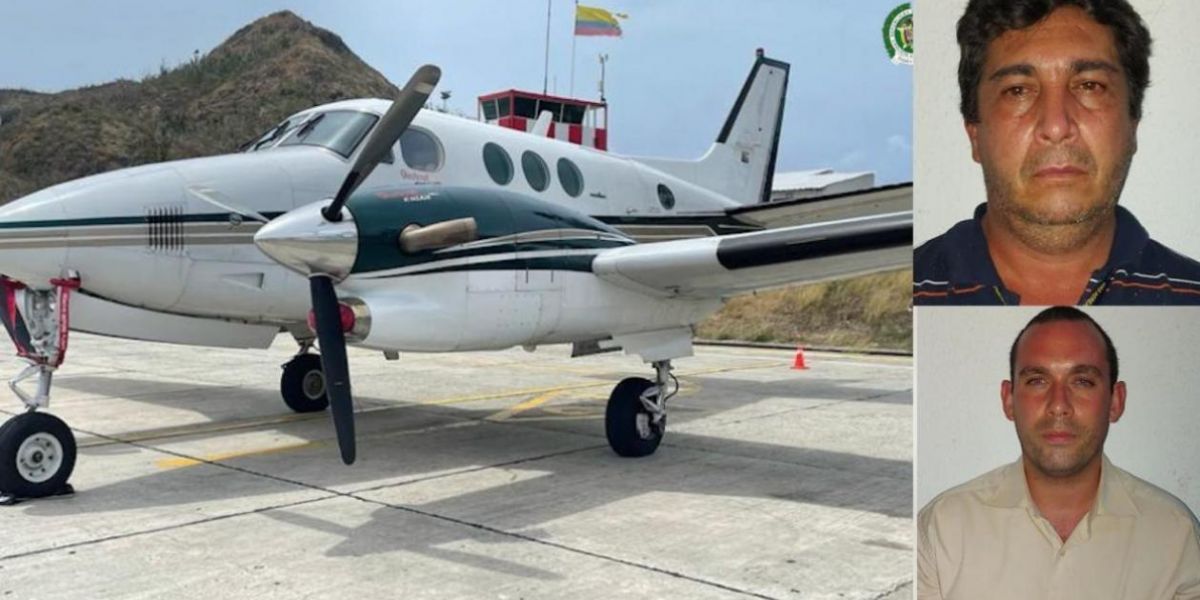 Juan Camilo Cadena Botero y Harold Darío Rivera Toledo, piloto y copiloto, respectivamente.