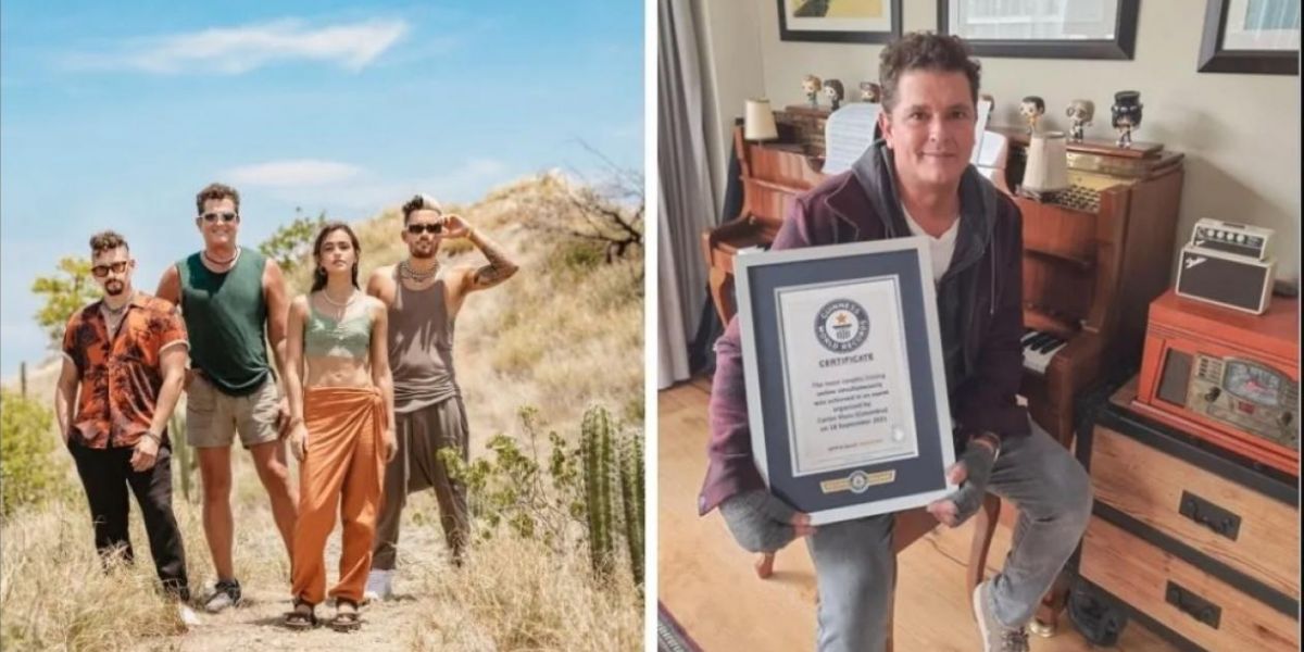 Carlos Vives logró el Récord Guinness. 