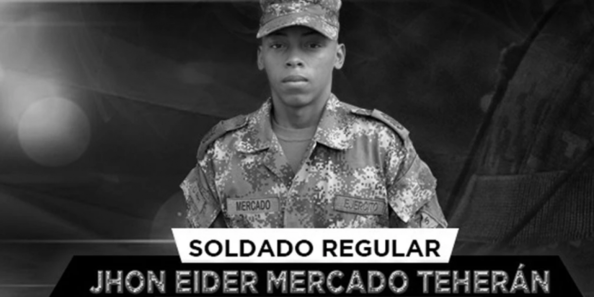 Soldado fallecido en los ataques.