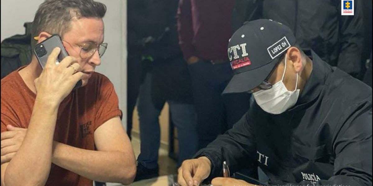 Fiscalía Yhonier Rodolfo Leal Hernández fue capturado por investigadores del CTI.
