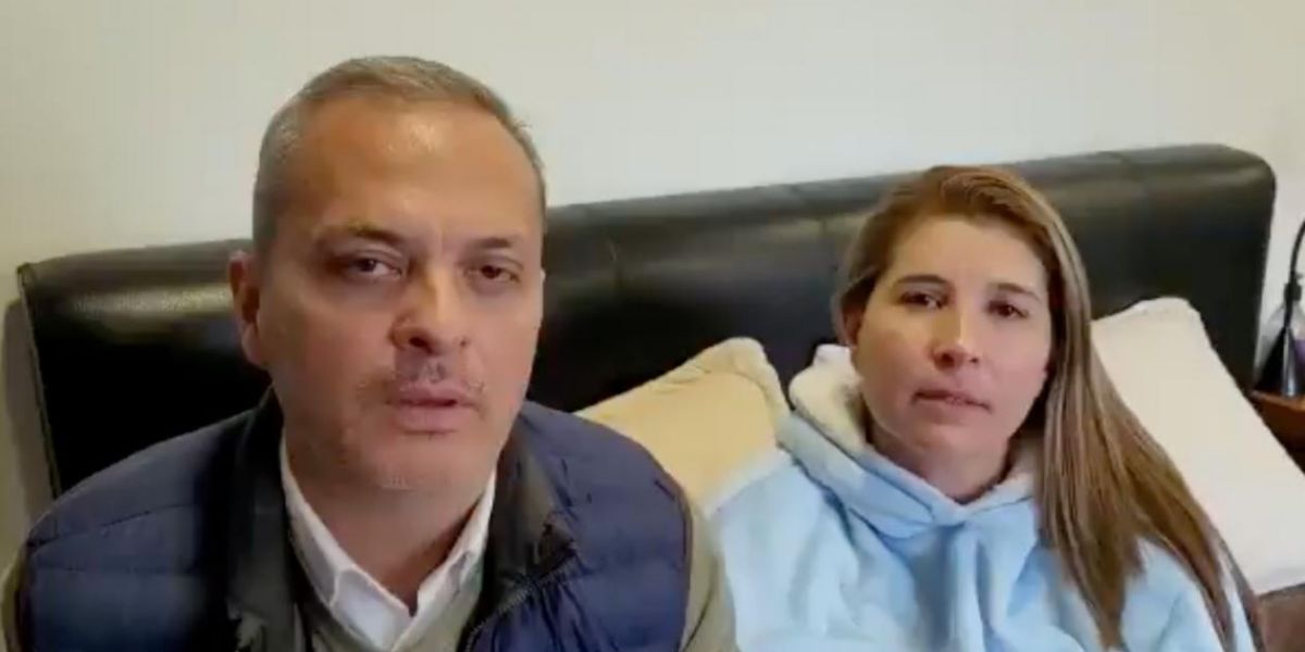Twitter Gloria Osorio y su esposo, el concejal Javier Ospina.
