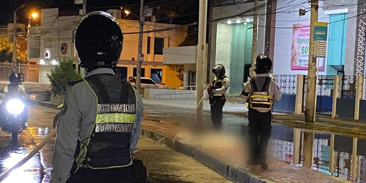 El siniestro vial ocurrió en la madrugada de este día. 