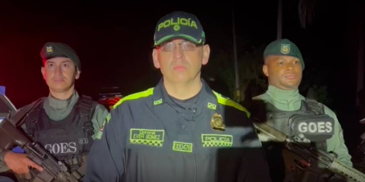  Coronel Ever Gómez comandante de la Policía del Valle del Cauca.