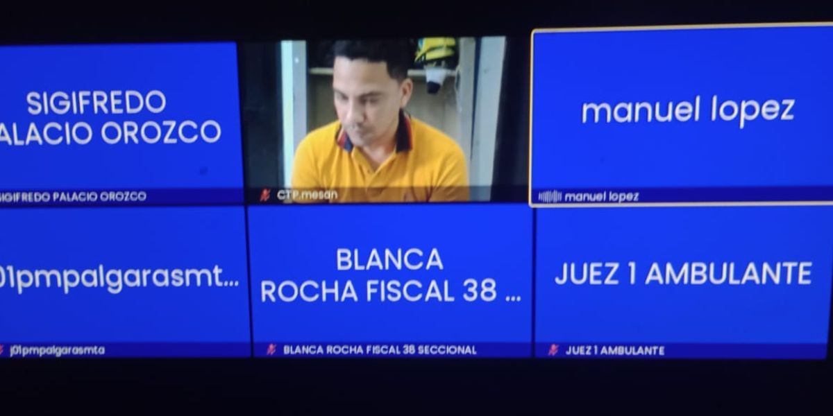 La audiencia se llevó a cabo en las últimas horas. 