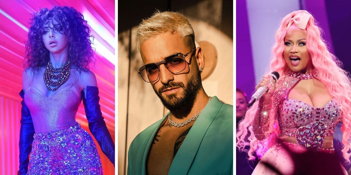 Myriam Fares, Maluma y Nicki Minaj