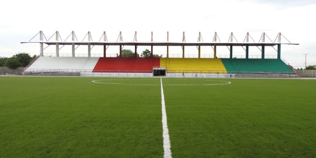 Así luce el estadio. 