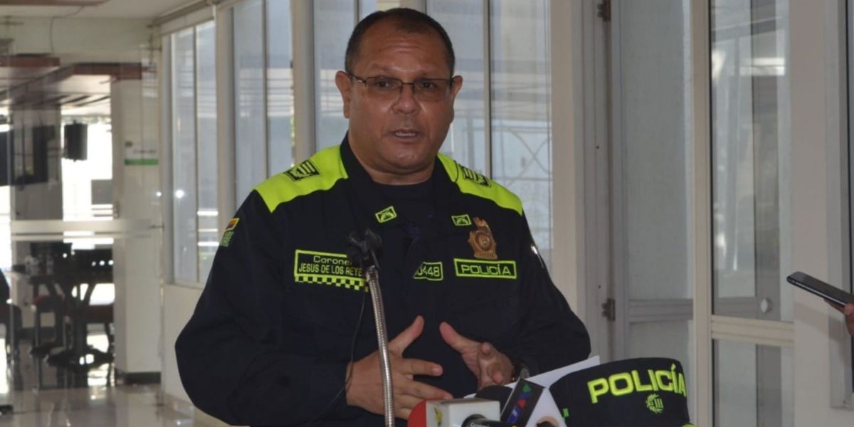 La información la dio el comandante de la Policía Metropolitana.