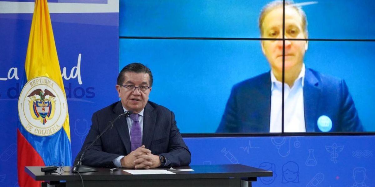 Cortesía El Ministro de Salud, Fernando Ruiz.