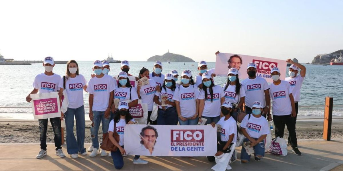 Cortesía Los voluntarios de Fico Gutiérrez en Santa Marta.