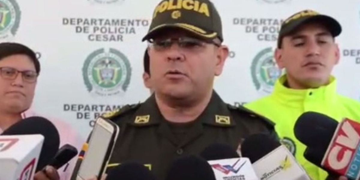 Comandante de la Policía Metropolitana de Santa Marta.