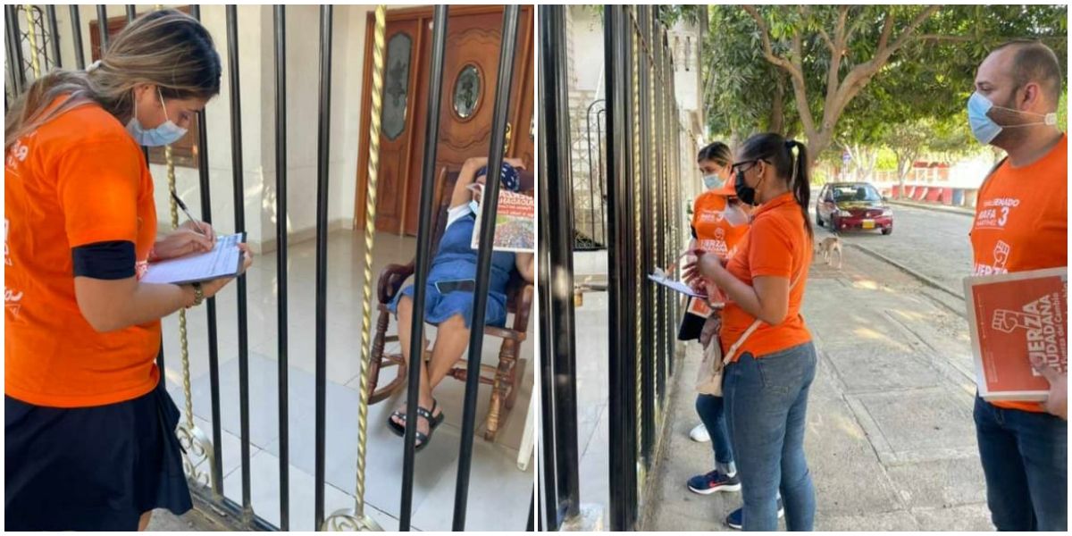 Cortesía Fuerza Ciudadana está organizando empadronamientos.