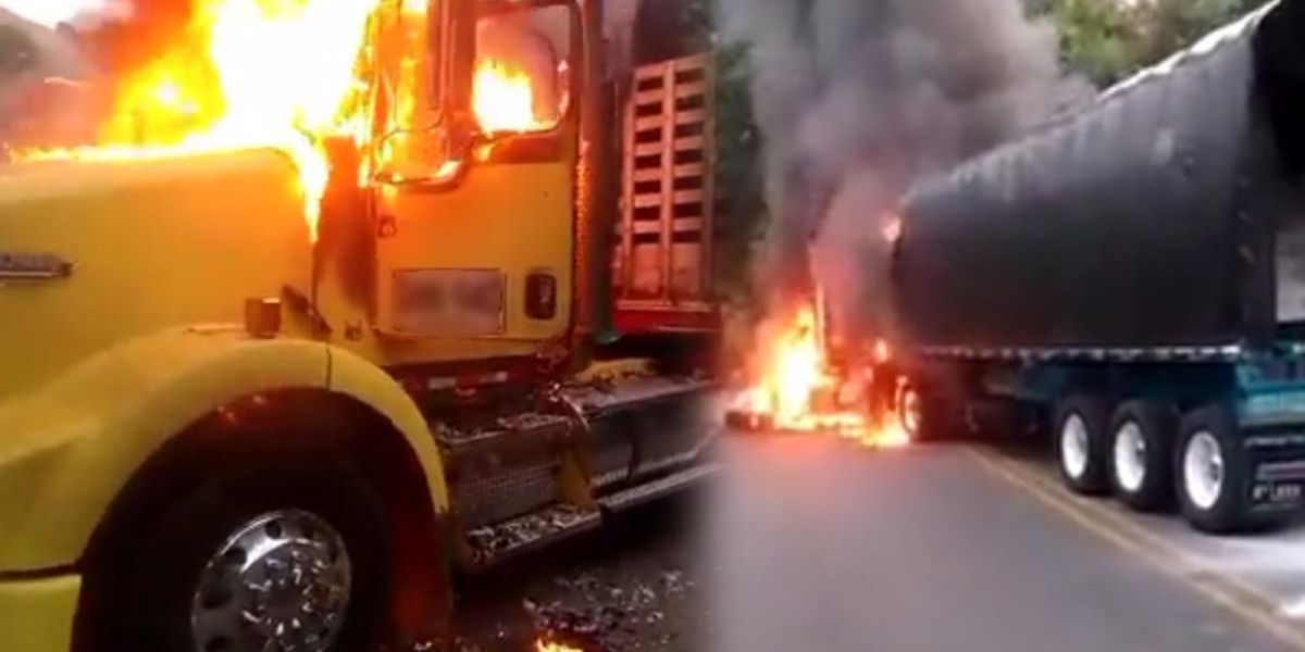 Los camioneros han sido los más afectados con el paro armado del ELN. 