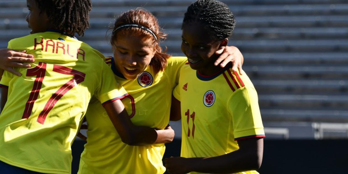 Jugadoras de la selección femenina sub 17.