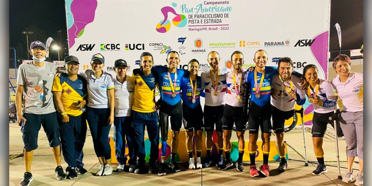 La selección nacional de paraciclismo alcanzó 28 medallas de oro, 13 de plata y 3 de bronce.