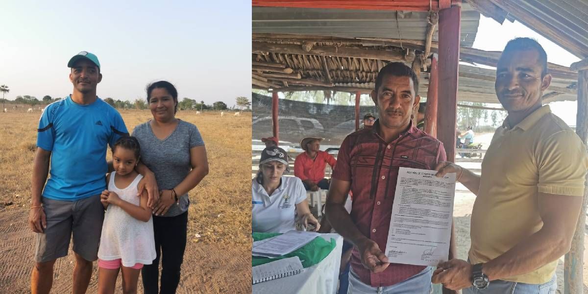 El proyecto productivo, beneficio de la sentencia de restitución para 22 familias en la vereda El Plan, municipio de Chibolo.