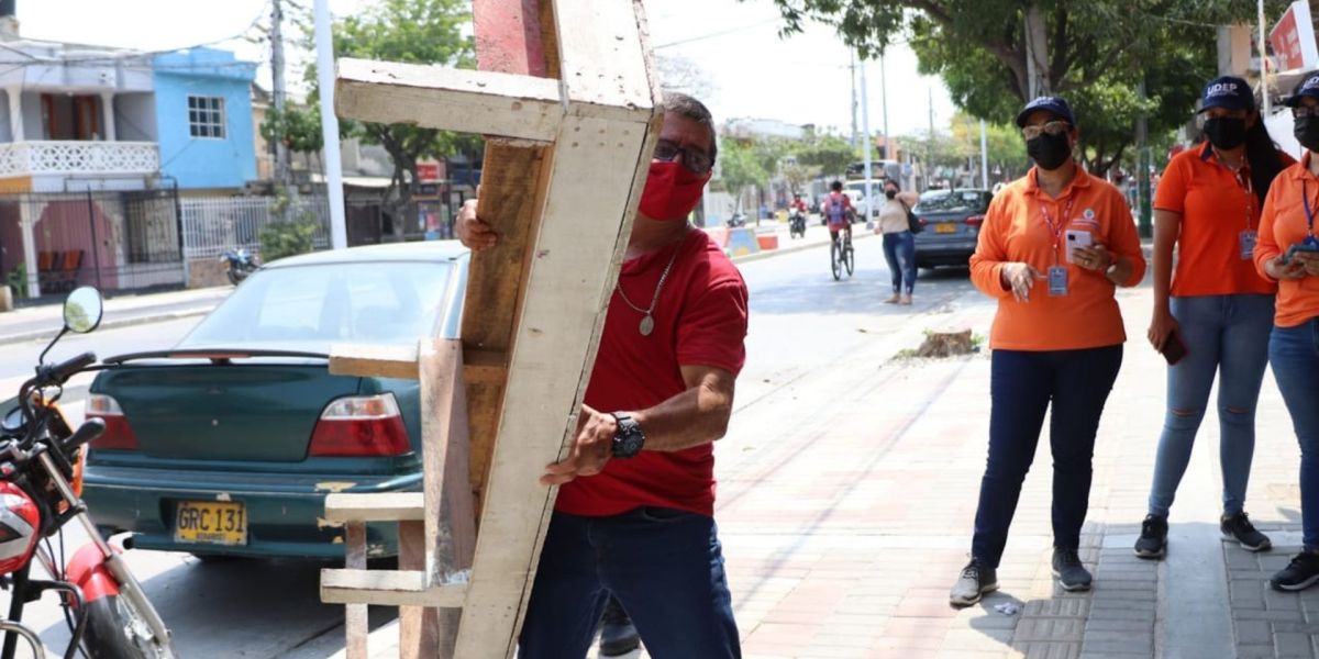 Operativos de Espacio Público en Santa Marta.