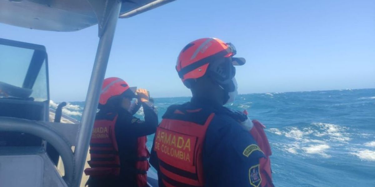Imagen de referencia. La Armada realizó el rescate.